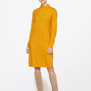 VERO MODA Golden Yellow Long Sleeve Shift Dress Size XS NWT